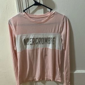 Abercrombie Long Sleeve Peach Top